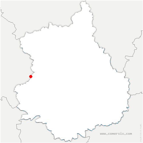 carte de localisation de Saint-Hilaire-Saint-Mesmin