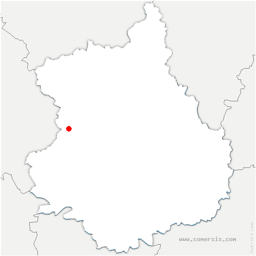 carte de localisation de Saint-Jean-le-Blanc