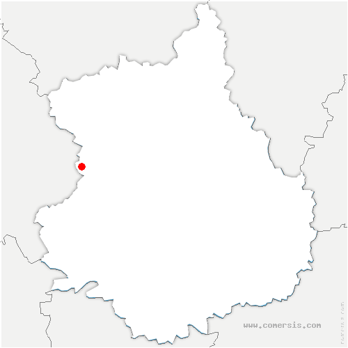 carte de localisation de Saran