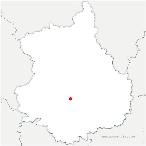 carte de localisation de Saumeray