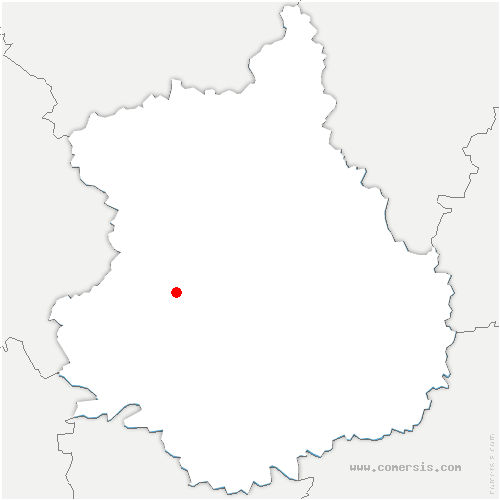 carte de localisation de Vienne-en-Val