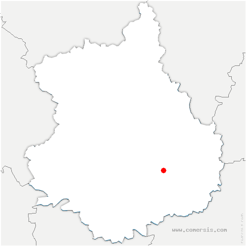 carte de localisation de Villeau