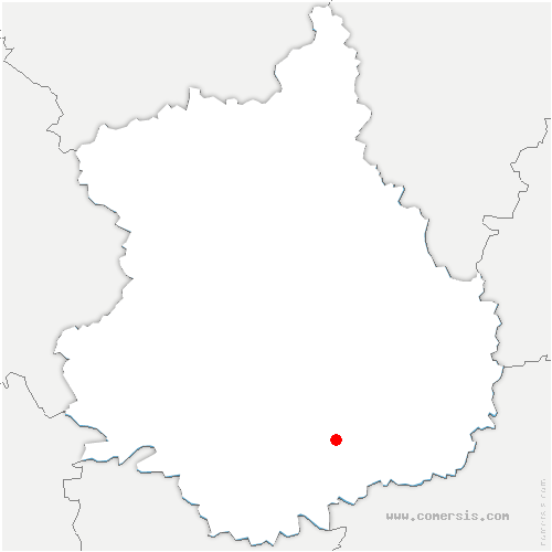 carte de localisation de Villiers-Saint-Orien
