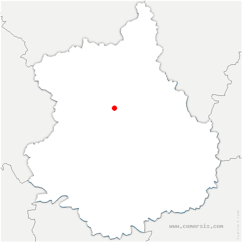 carte de localisation de Vitry-aux-Loges