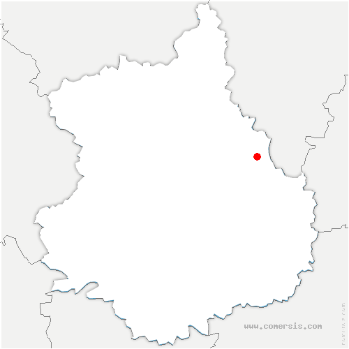 carte de localisation de Ymeray