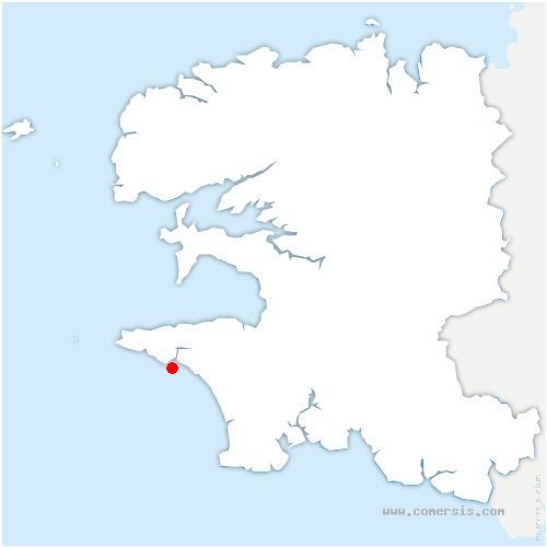 carte de localisation de Bon Repos sur Blavet