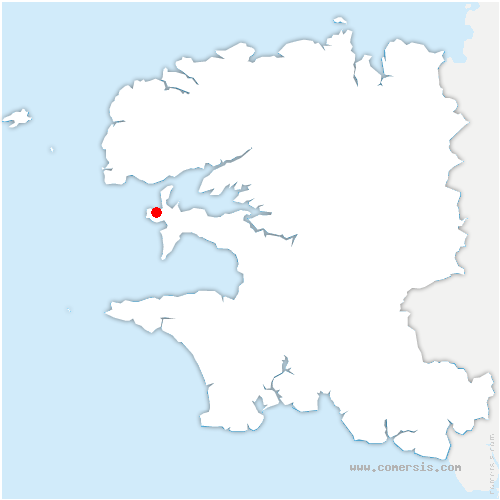 carte de localisation de Camaret-sur-Mer