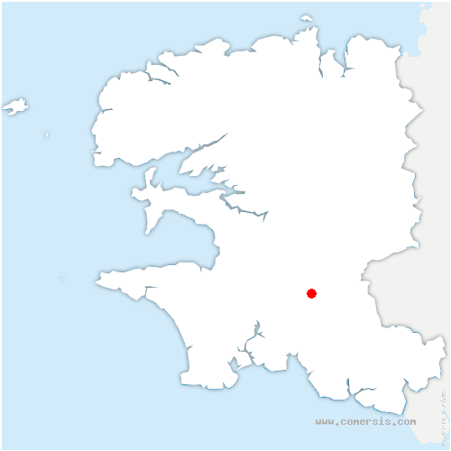 carte de localisation de Coray