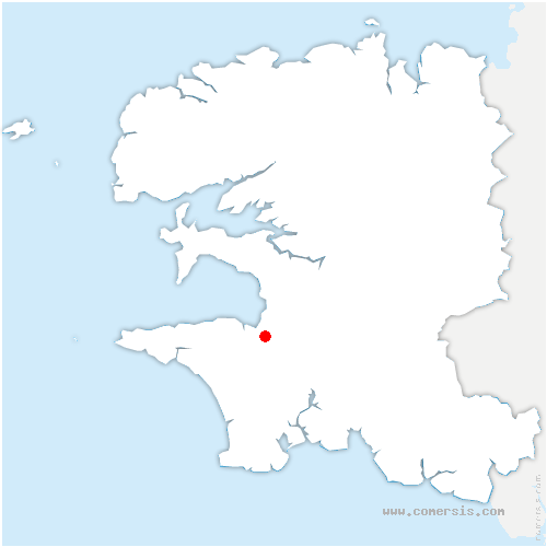 carte de localisation de Douarnenez