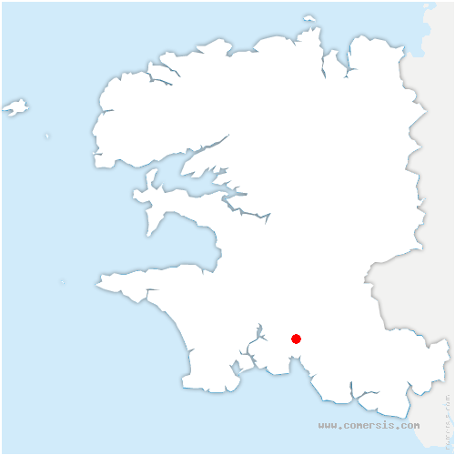 carte de localisation de Forêt-Fouesnant