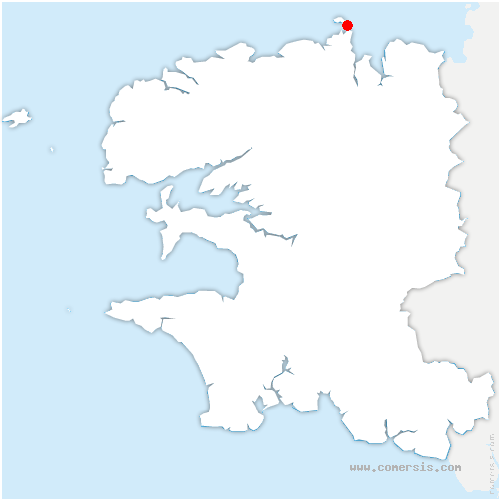 carte de localisation d'Île-de-Batz