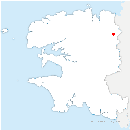 carte de localisation de Lannéanou