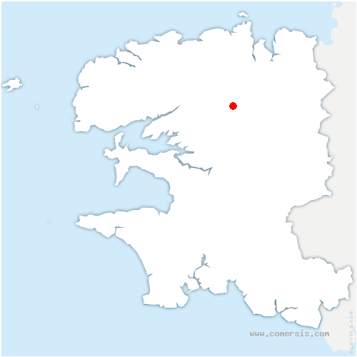 carte de localisation de Locmélar