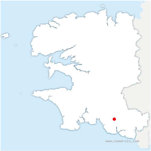 carte de localisation de Melgven