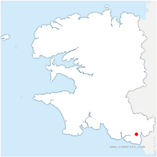carte de localisation de Moëlan-sur-Mer