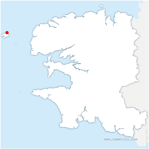 carte de localisation d'Ouessant