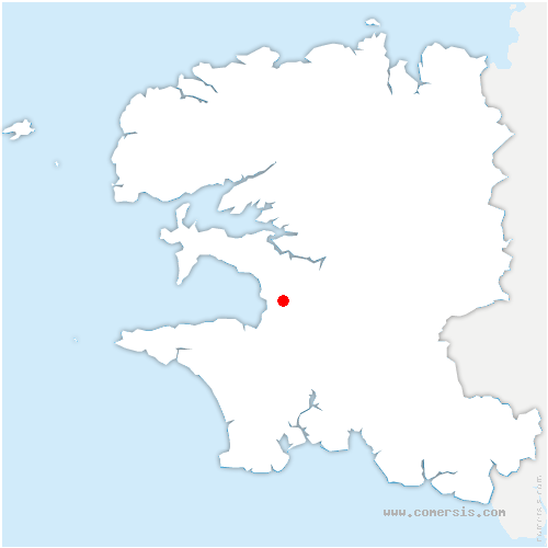 carte de localisation de Ploéven