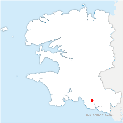 carte de localisation de Pont-Aven