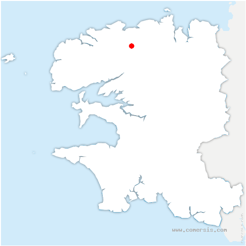 carte de localisation de Saint-Méen