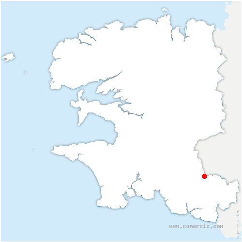 carte de localisation de Scaër
