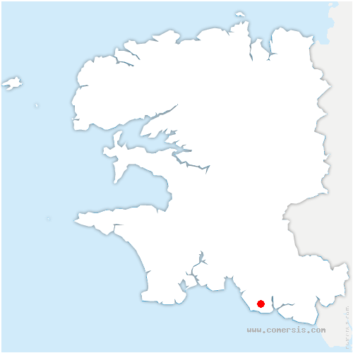 carte de localisation de Trégunc