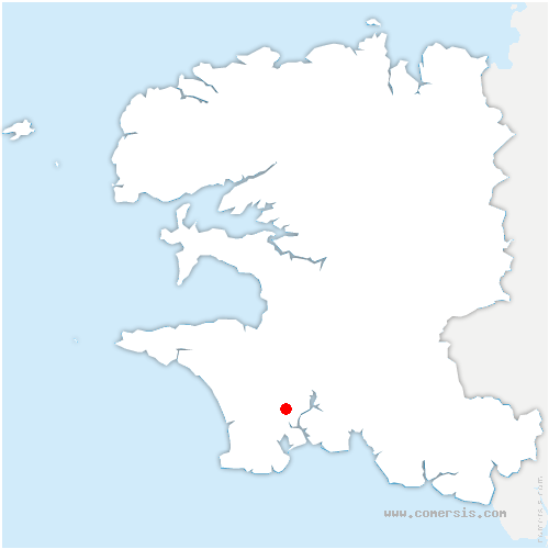 carte de localisation de Tréméoc
