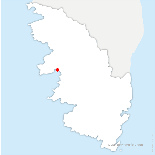 carte de localisation de Ajaccio