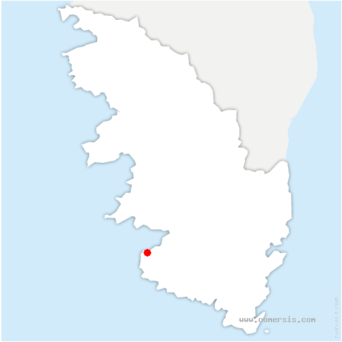 carte de localisation de Belvédère-Campomoro