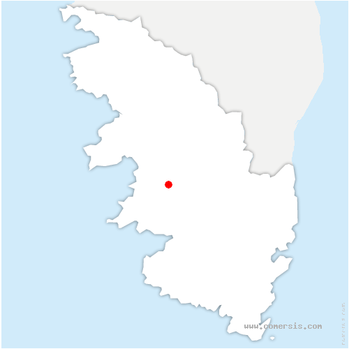 carte de localisation de Cognocoli-Monticchi