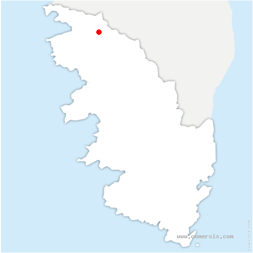 carte de localisation d'Évisa