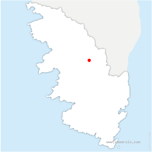 carte de localisation de Guitera-les-Bains