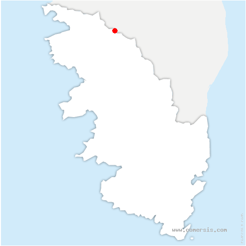carte de localisation de Letia