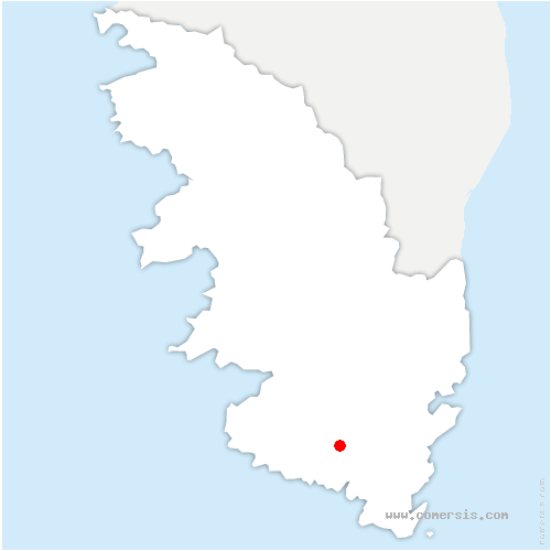 carte de localisation de Monacia-d'Aullène