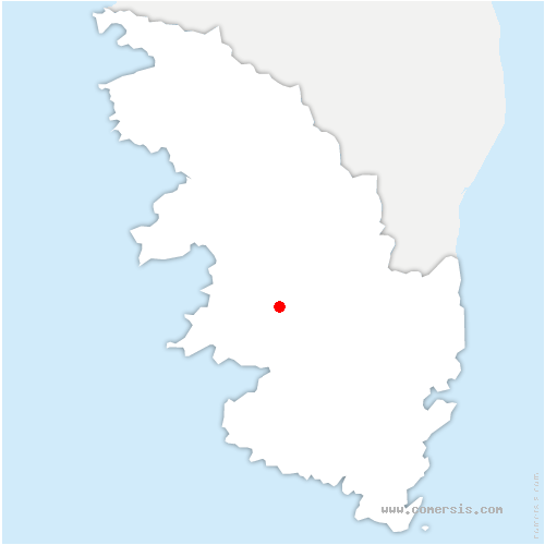 carte de localisation de Petreto-Bicchisano
