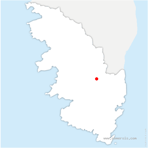 carte de localisation de Serra-di-Scopamène