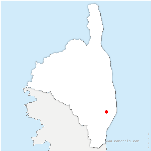 carte de localisation de Aléria