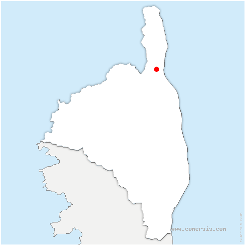 carte de localisation de Barbaggio