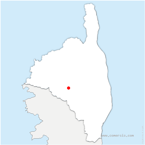 carte de localisation de Calacuccia