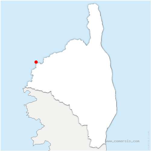 carte de localisation de Calvi