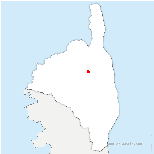 carte de localisation de Canavaggia