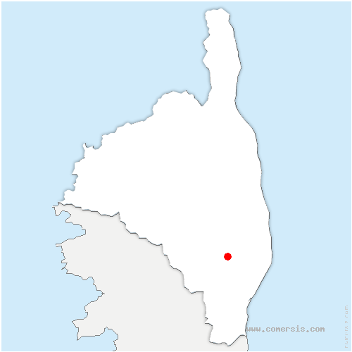 carte de localisation de Casevecchie