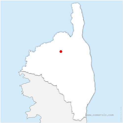 carte de localisation de Castifao