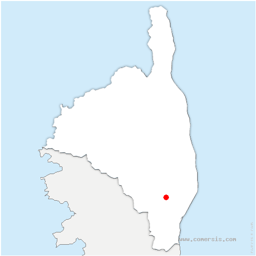 carte de localisation de Ghisonaccia