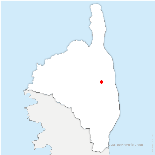 carte de localisation de Monacia-d'Orezza