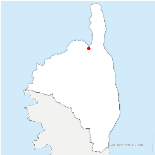 carte de localisation d'Oletta