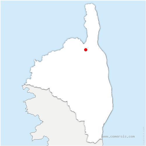 carte de localisation de Olmeta-di-Tuda
