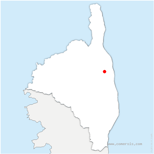 carte de localisation de Penta-di-Casinca