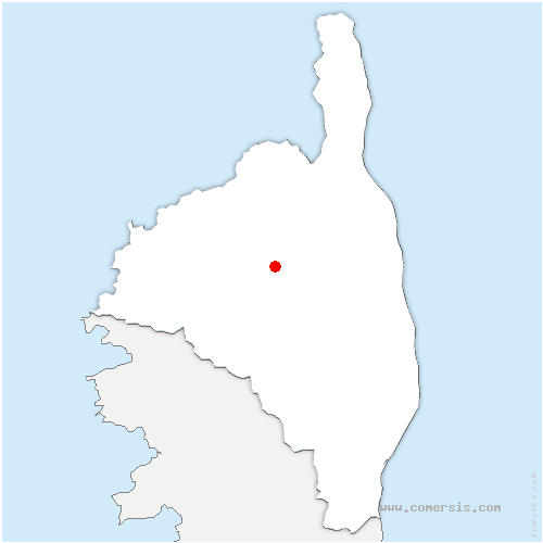 carte de localisation de Piedigriggio