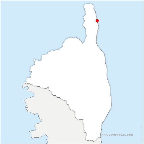carte de localisation de Pietracorbara