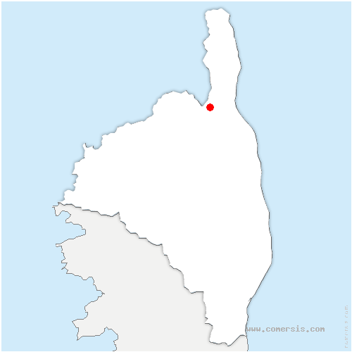 carte de localisation de Poggio-d'Oletta